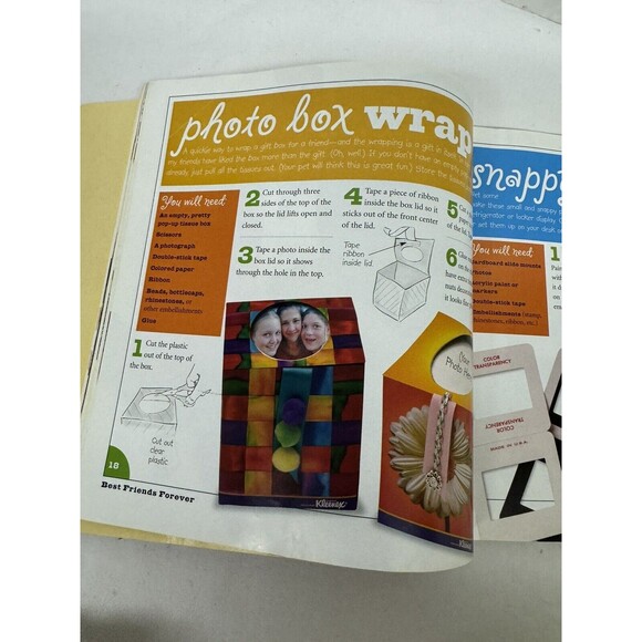 Book- Best Friend's Forever Craft Book 199 Projects To Make And Share Crafts - Picture 9 of 11